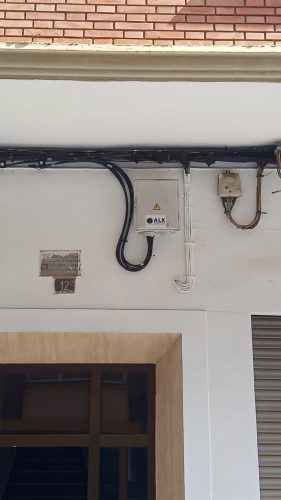 Instalación eléctrica completa elevada realizada por ALXELECTRIC